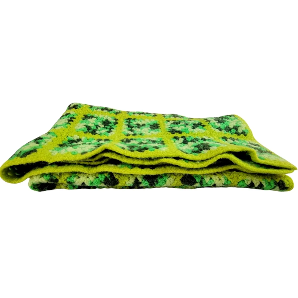 Handmade green yellow